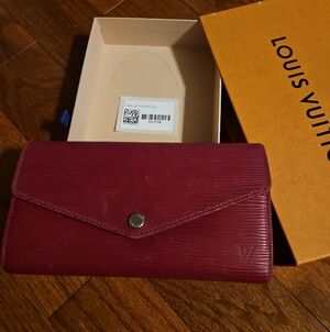 Louis Vuitton Epi Leather Long Wallet - Wine
